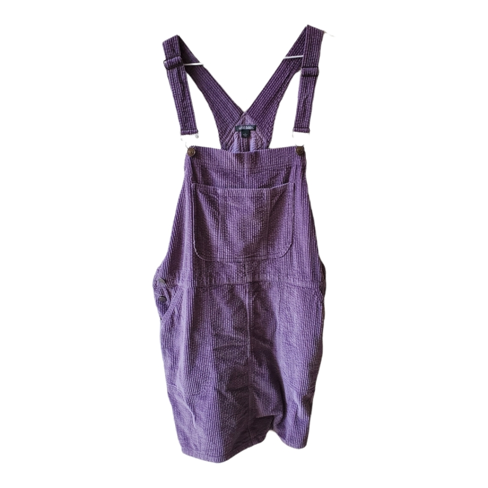 Wild fable purple corduroy skirt overalls size large
